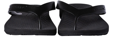 ARCHLINE Orthotic Thongs Arch Support Shoes Footwear Flip Flops Orthopedic - Black/Black - EUR 41