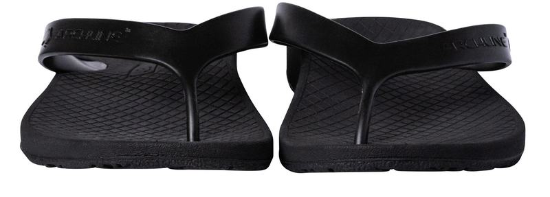 ARCHLINE Orthotic Thongs Arch Support Shoes Footwear Flip Flops Orthopedic - Black/Black - EUR 42
