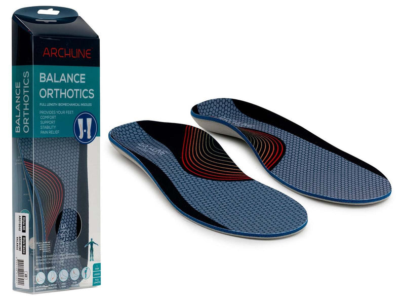 ARCHLINE Orthotics Insoles Balance Full Length Arch Support Pain Relief - EUR 40