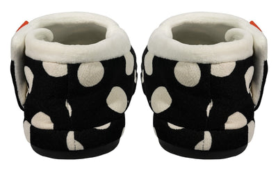 ARCHLINE Orthotic Slippers CLOSED Arch Scuffs Pain Moccasins Relief - Black/White Polka Dots - EUR 40 (Womens 9 US)