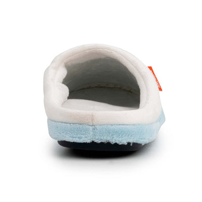 ARCHLINE Orthotic Slippers Slip On Arch Scuffs Pain Relief Moccasins - Baby Blue - EU 43
