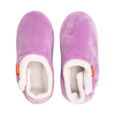 ARCHLINE Orthotic Slippers CLOSED Arch Scuffs Pain Relief Moccasins - Lilac - EU 42
