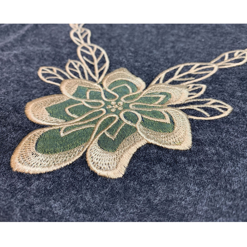 Ladies Merino Wool Blend Long Sleeve Thermal Spencer Top Thermals Underwear - Black - 20-22