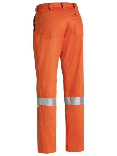 Bisley 3M Taped Original Work Pants Trousers - Orange - 82 Regular