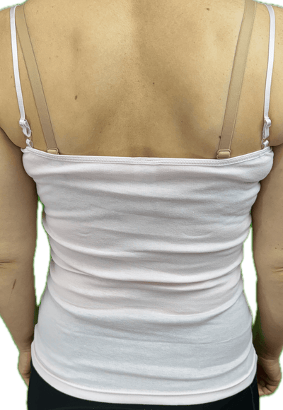 Womens Camisole Top Cami Strap Top Singlet Summer Basic Tank Shirt - Pink - 10-12