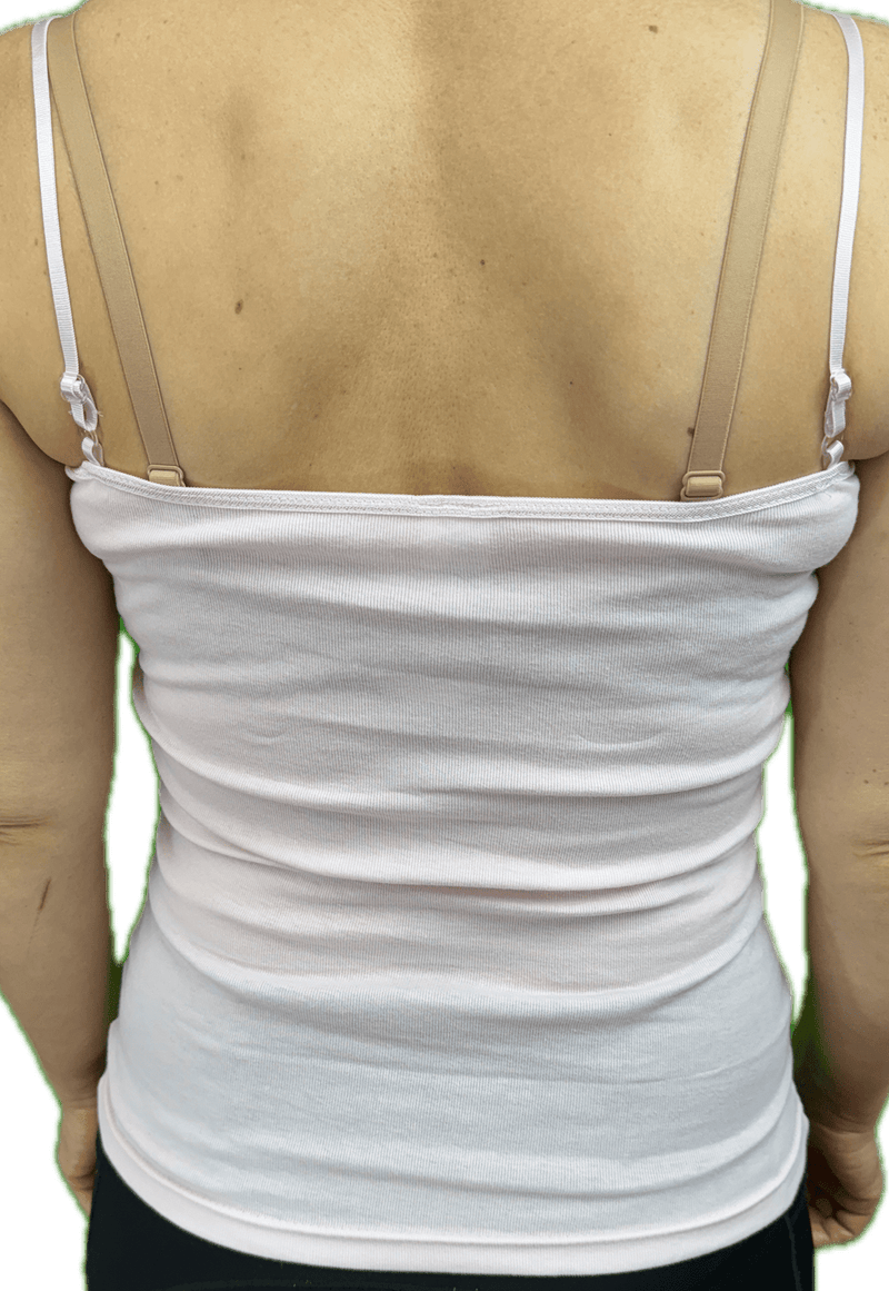 Womens Camisole Top Cami Strap Top Singlet Summer Basic Tank Shirt - Pink - 10-12