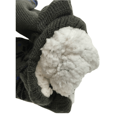 1 Pair Mens Non Slip Thick Fur Warm Winter Bed Socks Thermal Warm Cushion - One Size