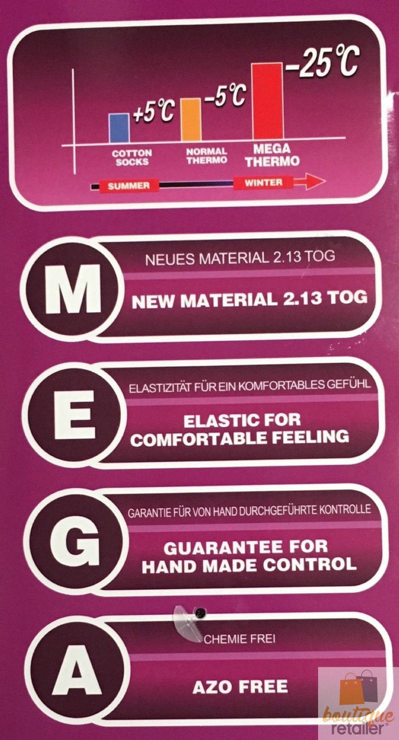 1 Pair Womens THERMAL HEATED SOCKS Warm Winter Comfort Work Sox Ski Ladies - Assorted - UK 9-11 (EU 37-42)