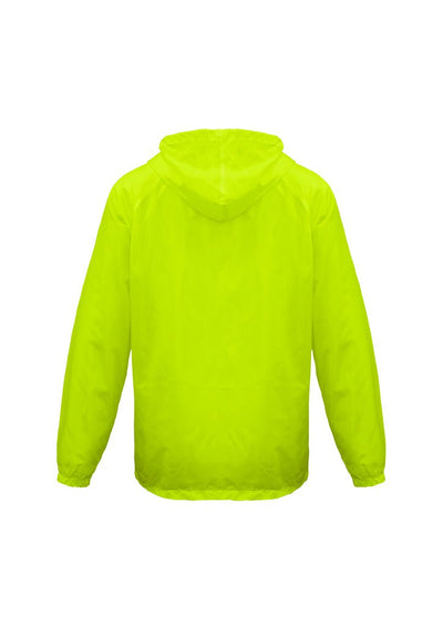 Adult Plus Size Spray Jacket Casual Hike Rain Hi Vis Poncho Waterproof - Fluoro Lime