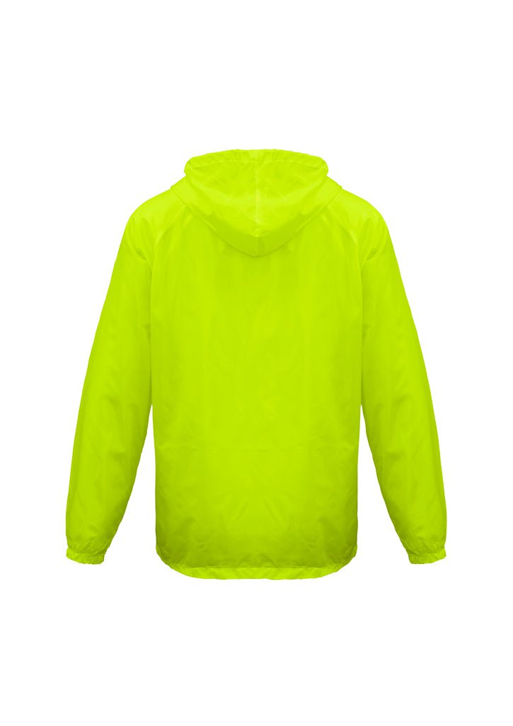 Adult Plus Size Spray Jacket Casual Hike Rain Hi Vis Poncho Waterproof - Fluoro Lime