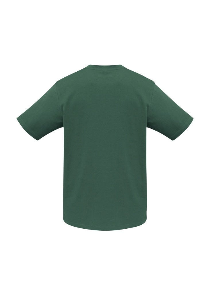 Plain T-Shirt 100% COTTON Basic Blank Tee Mens Ladies Casual BULK Adults - Bottle Green - S