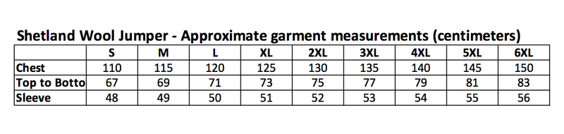 100% SHETLAND WOOL CREW Round Neck Knit JUMPER Pullover Mens Sweater Knitted - Navy - L