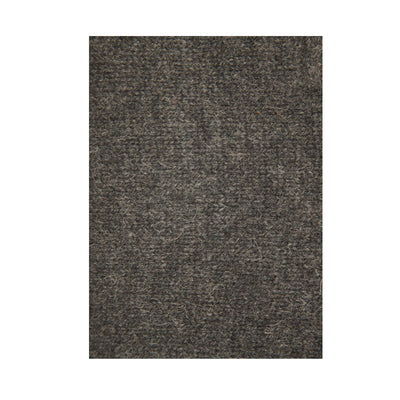 100% SHETLAND RAGG WOOL Half Zip Up Knit JUMPER Pullover Mens Sweater Knitted - Charcoal - 6XL