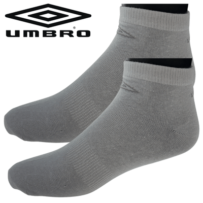 Umbro Mens Trainer Ankle Socks - White - 1 Pack of 3 Pairs - EU 35-38