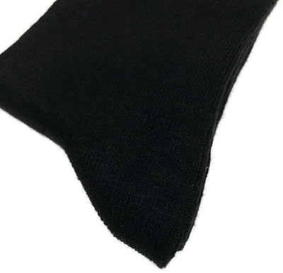 BAMBOO SOCKS Crew Natural Eco Healthy Enviro Unisex Work Anti-Bacterial Business - Charcoal - 11-14
