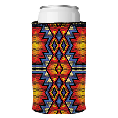 Huichol Beading Stubby Cooler - Standard