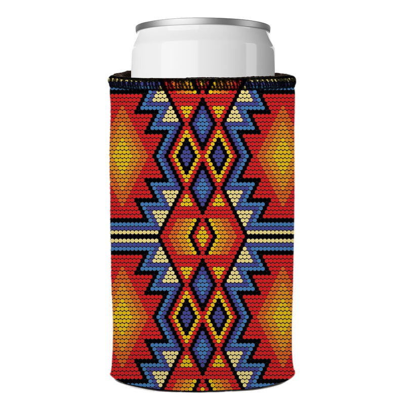 Huichol Beading Stubby Cooler - Standard