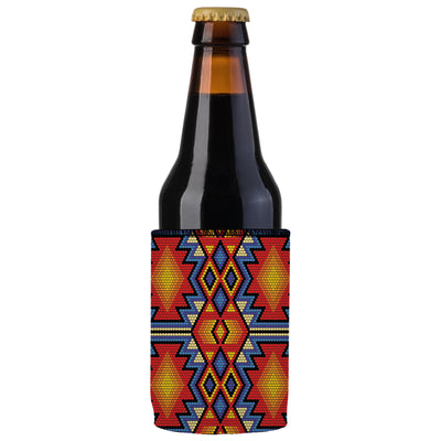 Huichol Beading Stubby Cooler - Standard