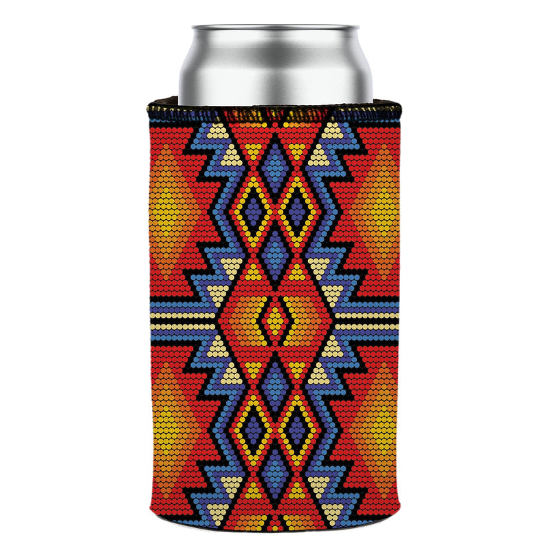 Huichol Beading Stubby Cooler - Standard