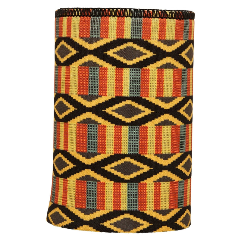 Ghana Kente Stubby Cooler - Standard