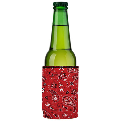 Red Bandana Stubby Cooler - Standard