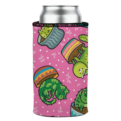 Cats in a Flowerpot Stubby Cooler - Standard