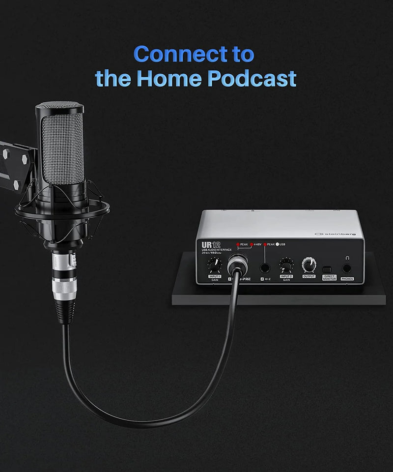 5m Hridz XLR Cable Male To Female Audio Output and Input Apply To KTV Microphone