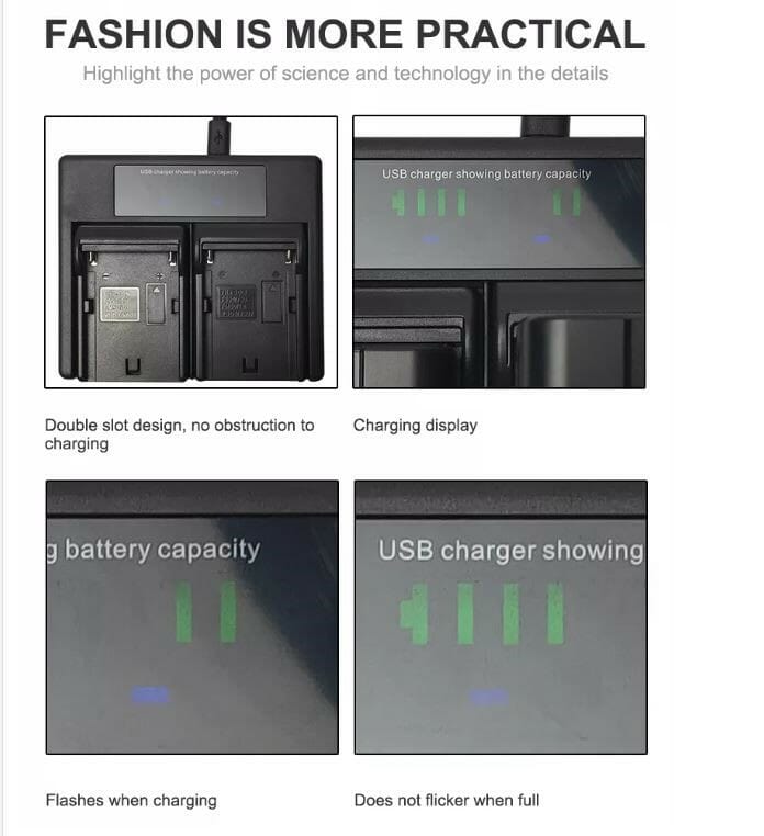 HRIDZ EN-EL5 Battery and Charger set- Charger and Battery for Nikon Coolpix