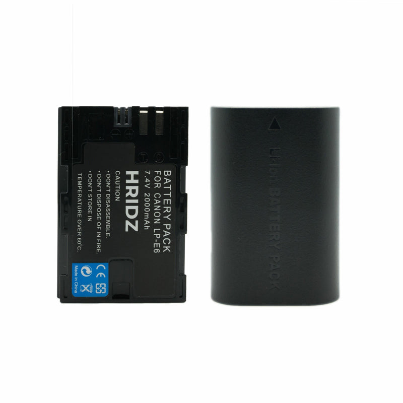 HRIDZ LP-E6 Battery for Canon EOS EOS 5D 6D 7D 80D 70D 60D 60Da