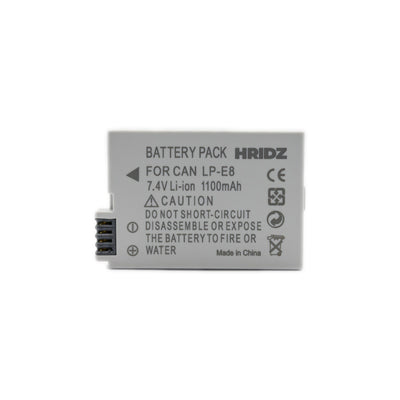 Hridz LP-E8 Battery Pack for Canon EOS 550D 600D 650D 700D 750D DSLR Camera