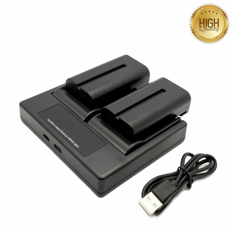 Hridz NP-F550 Battery Charger Set Compatible with Sony NP-F series