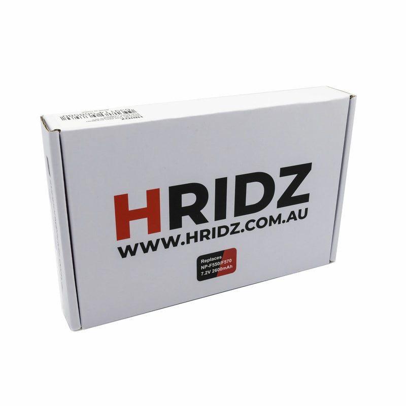 Hridz NP-F550 Battery Charger Set Compatible with Sony NP-F series