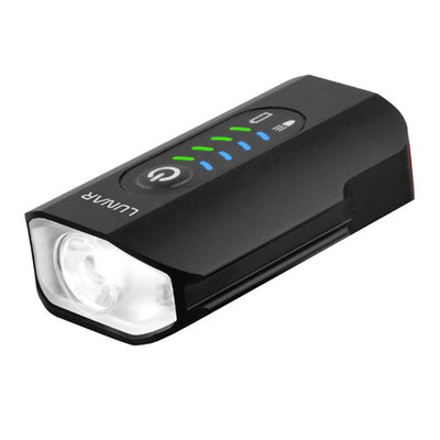 *LUNAR 2 In 1 Light - CALLISTO - 600 Lumens - Front and Rear Light USB-C - Includes Helmet Mount