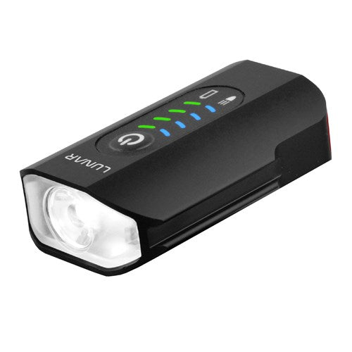 *LUNAR 2 In 1 Light - CALLISTO - 600 Lumens - Front and Rear Light USB-C - Includes Helmet Mount