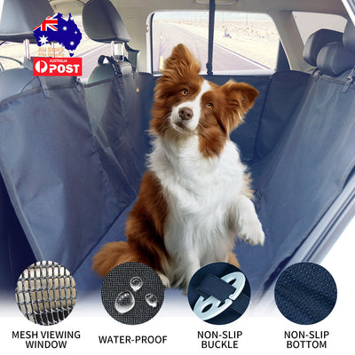 Ondoing Cargo Pet Car Boot Back Seat Cover Rear Dog Waterproof Protector Liner Mat Pad Grey