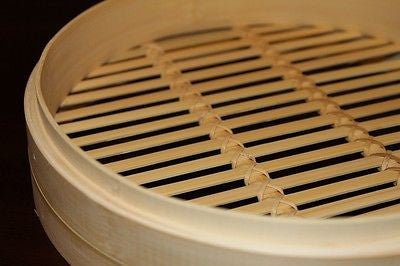 7 Inch Bamboo Steamer Set-2 Steamer Baskets With 1 Lid