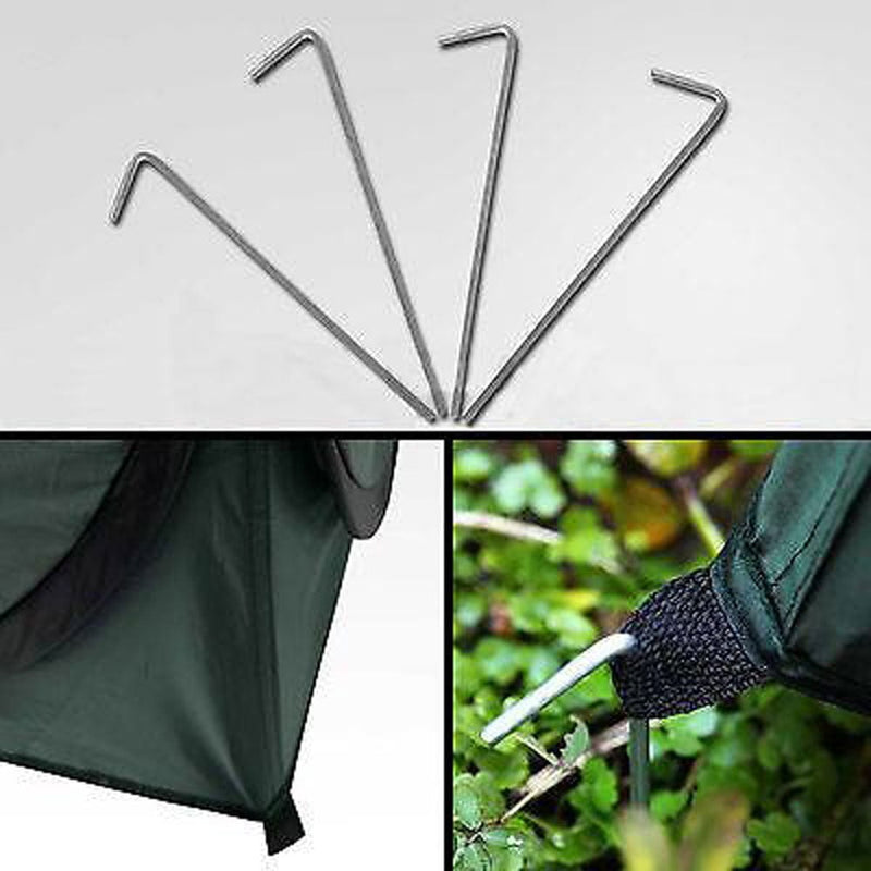 Pop Up Camping Shower Toilet Tent Outdoor Privacy Portable Change Room Shelter Silver Linen - green