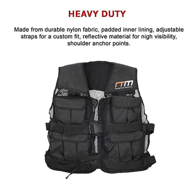 20LBS Weighted Weight Gym Exercise Training Sport Vest