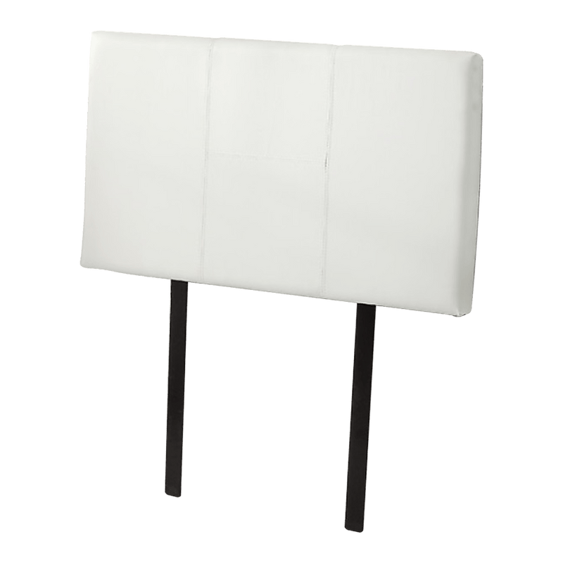 PU Leather Single Bed Headboard Bedhead - White