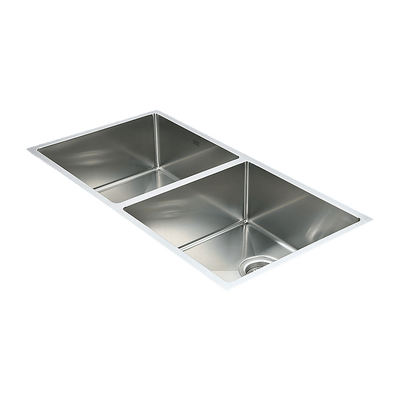 865x440mm Handmade Stainless Steel Undermount / Topmount Kitchen Sink with Waste