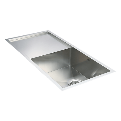 960x450mm Handmade Stainless Steel Undermount / Topmount Kitchen Sink with Waste