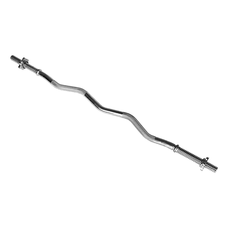 Curl Bar Barbell Heavy Duty EZ with Spinlock Collars