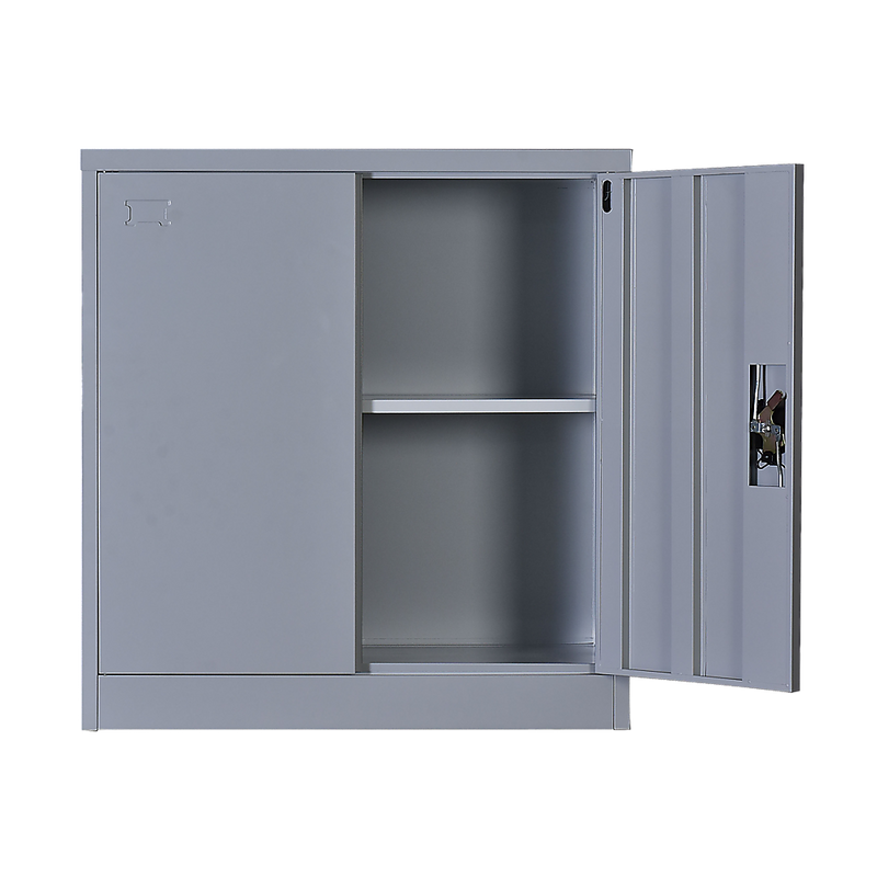 Two-Door Shelf Office Gym Filing Storage Locker Cabinet Safe