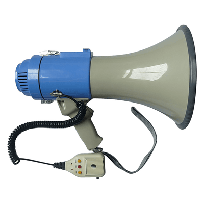 25W Megaphone PA System Loud Speaker Voice Recorder