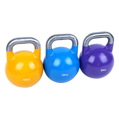 8KG, 12KG, 16KG Pro-Grade Steel KettleBell Set