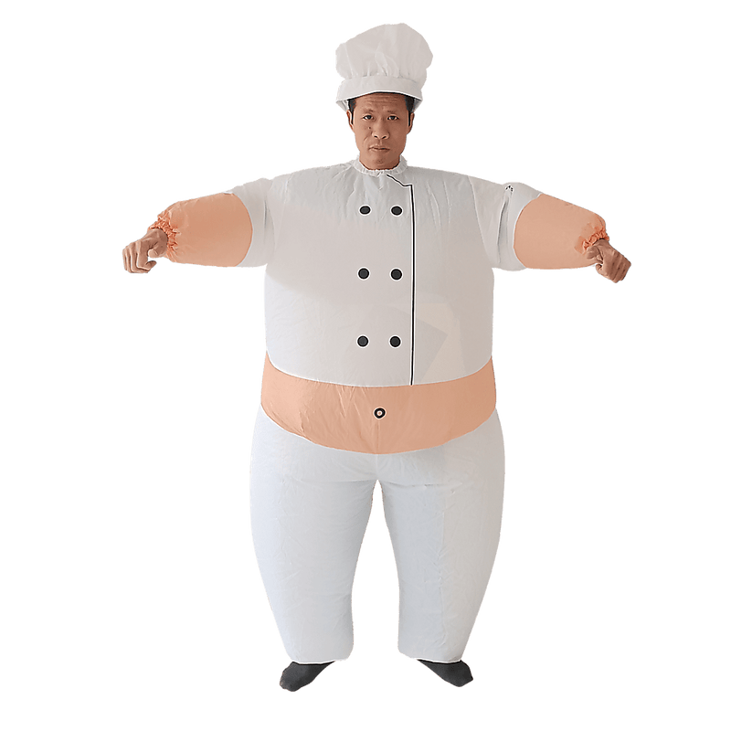 CHEF Fancy Dress Inflatable Suit -Fan Operated Costume