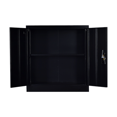 Two-Door Shelf Office Gym Filing Storage Locker Cabinet Safe