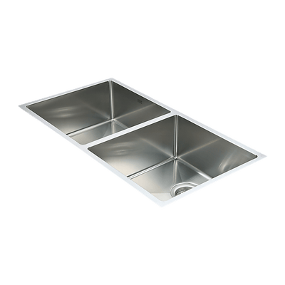 865x440mm Handmade Stainless Steel Undermount / Topmount Kitchen Sink with Waste
