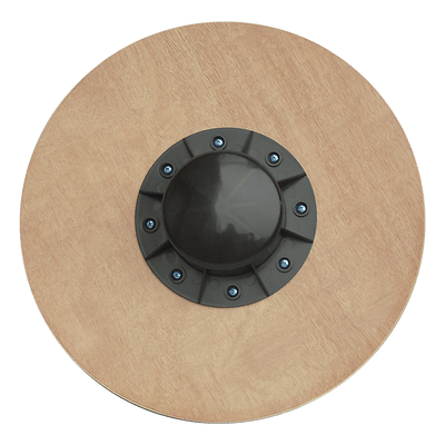 Heavy Duty 15.5" Wooden Balance Board with Non-Slip Pad Fitness
