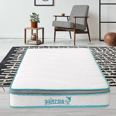 Palermo King Single 20cm Memory Foam and Innerspring Hybrid Mattress